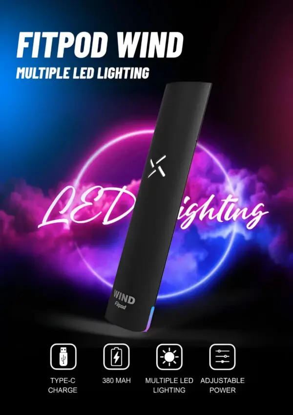 Fitpod Wind氣流煙桿/四擋調節霧化桿/通用RELX一代 SP2 LANA/711到付