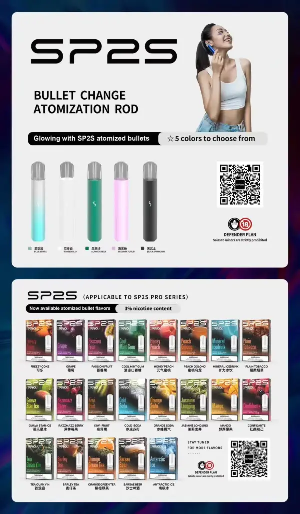 SP2 煙彈 PRO 全新升級透明煙彈 3顆裝煙蛋 通用RELX 悅刻一代主機 711到付