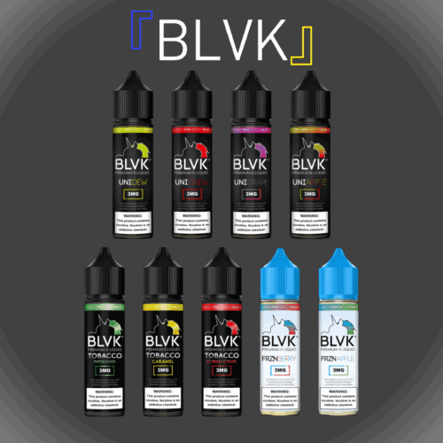 【60ml大煙油】美國BLVK 煙油 獨角獸 3mg 電子菸油蒸氣 台灣電子煙批發 711到付