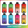 Bang DUALMESH 20000 Puffs全新一次性拋棄式霧化棒/LED顯示屏/可充電一次性電子煙 持久電量