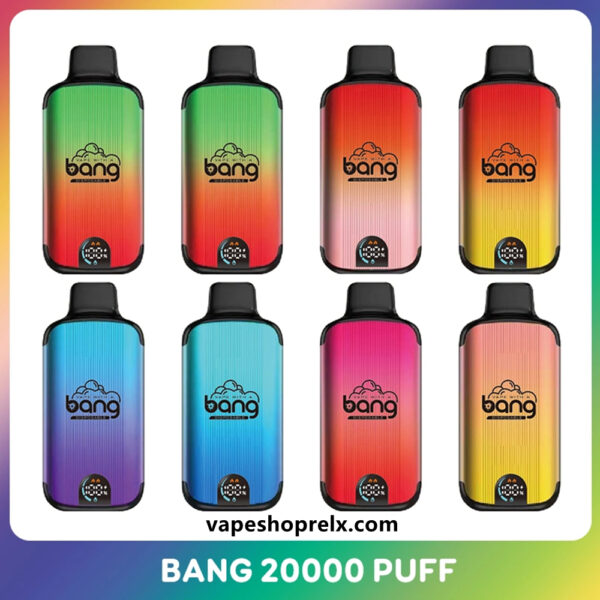 Bang DUALMESH 20000 Puffs全新一次性拋棄式霧化棒/LED顯示屏/可充電一次性電子煙 持久電量