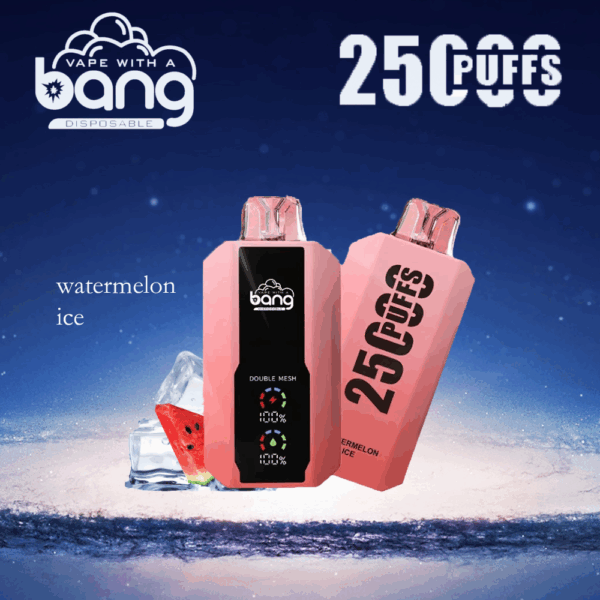 Bang 25000 Puffs 超大屏幕 超大容量可充電拋棄式電子煙