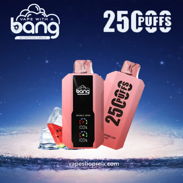 Bang Large screen 25000口超大容量一次性可充電電子煙/最新爆款