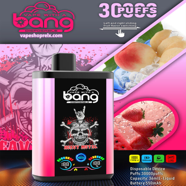 Bang 30000 Puffs PRO一次性電子煙 獨特雙口味設計 超大容量 爆款 台灣電子煙批發