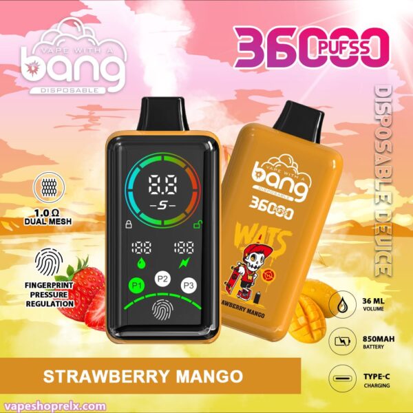 Bang 36000 Puffs Power常規款一次性電子煙 超大容量拋棄式電子煙 台灣電子煙批發
