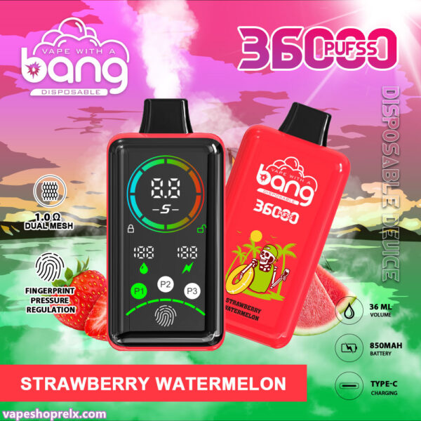 Bang 36000 Puffs Power常規款一次性電子煙 超大容量拋棄式電子煙 台灣電子煙批發