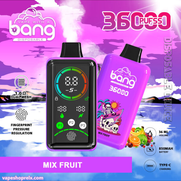 Bang 36000 Puffs Power常規款一次性電子煙 超大容量拋棄式電子煙 台灣電子煙批發
