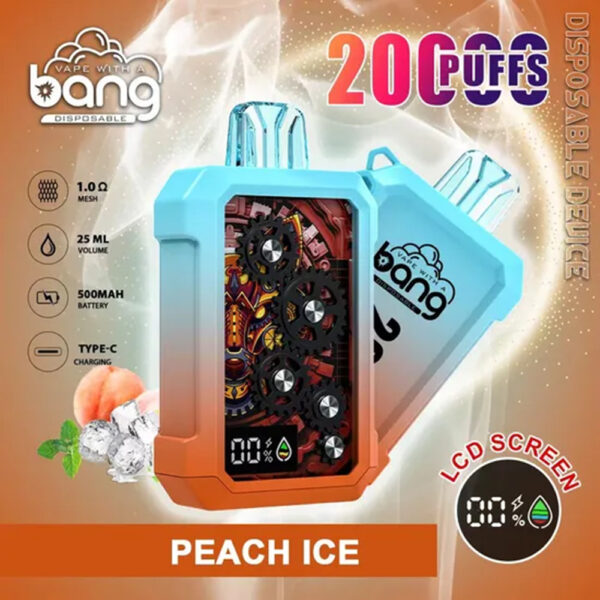 Bang Wheel 20000 Puffs 拋棄式電子煙 超大容量可充電霧化棒 歐美爆款