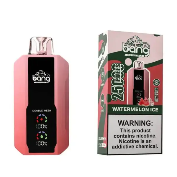 Bang 25000 Puffs 超大屏幕 超大容量可充電拋棄式電子煙