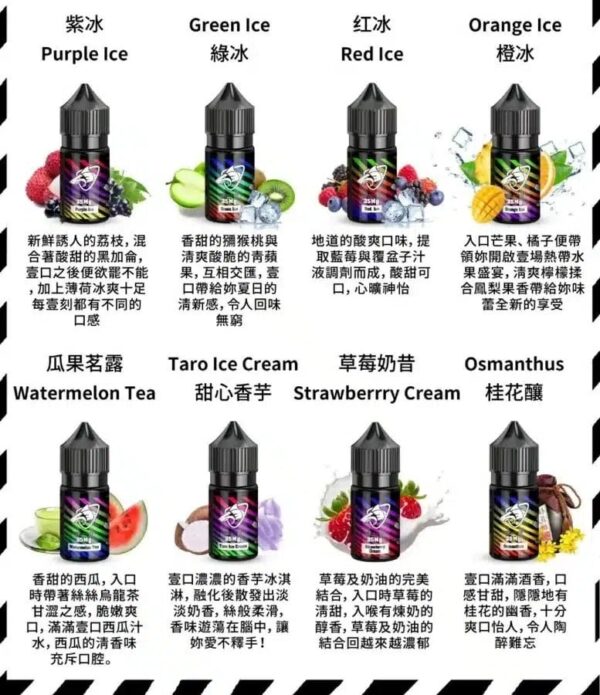 鯊克煙油 彩鯊系列 SALT SHAQ 原裝進口 鯊克二代注入式煙油 30ml