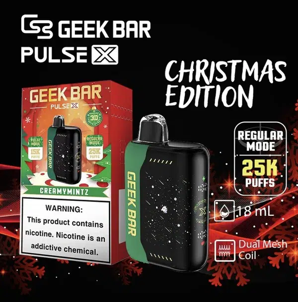 GEEK BAR Pulse X 25000 Puffs 一次性電子煙 拋棄式霧化棒 美歐爆款