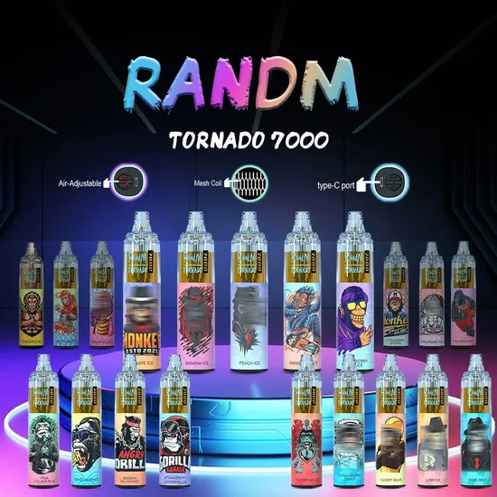 Randm Tornado 7000 Puffs 龍捲風拋棄式電子煙 歐美爆款