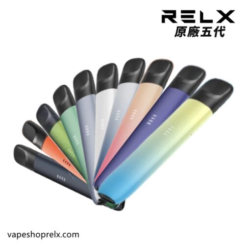 悦刻最新系列 Relx 主機 5代幻影霧化電子煙主機煙桿 潮汐電量顯示 通配4代5代煙彈