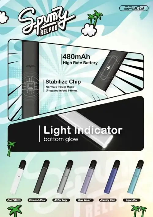 SPUMY主機/新冰熊五代煙桿/思邦迷霧化桿/通用4代5代煙彈/台灣現貨