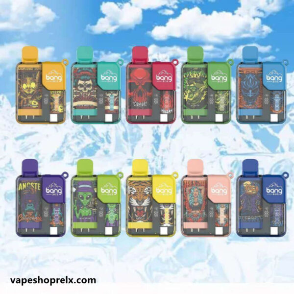 Bang BOX 9000 Puffs 拋棄式電子煙/一次性霧化棒/炫彩外觀/LED顯示 台灣電子煙批發