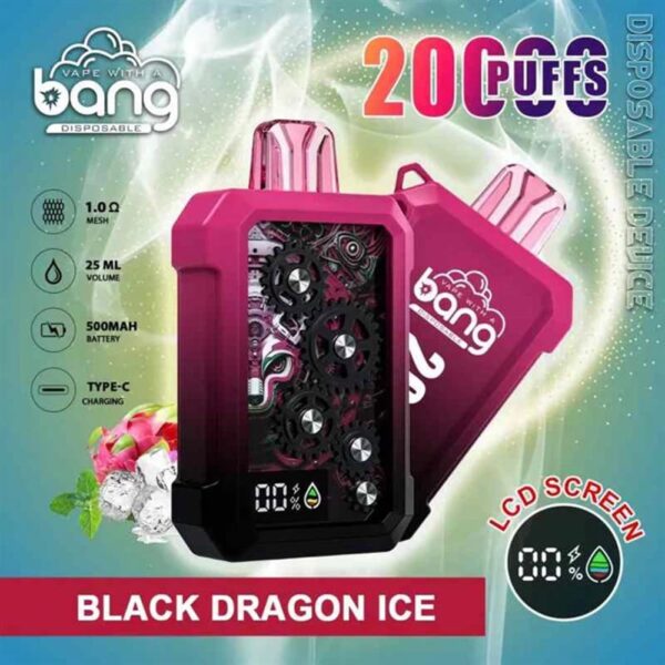 Bang Wheel 20000 Puffs 拋棄式電子煙 超大容量可充電霧化棒 歐美爆款