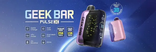 GEEK BAR Pulse X 25000 Puffs 一次性電子煙 拋棄式霧化棒 美歐爆款
