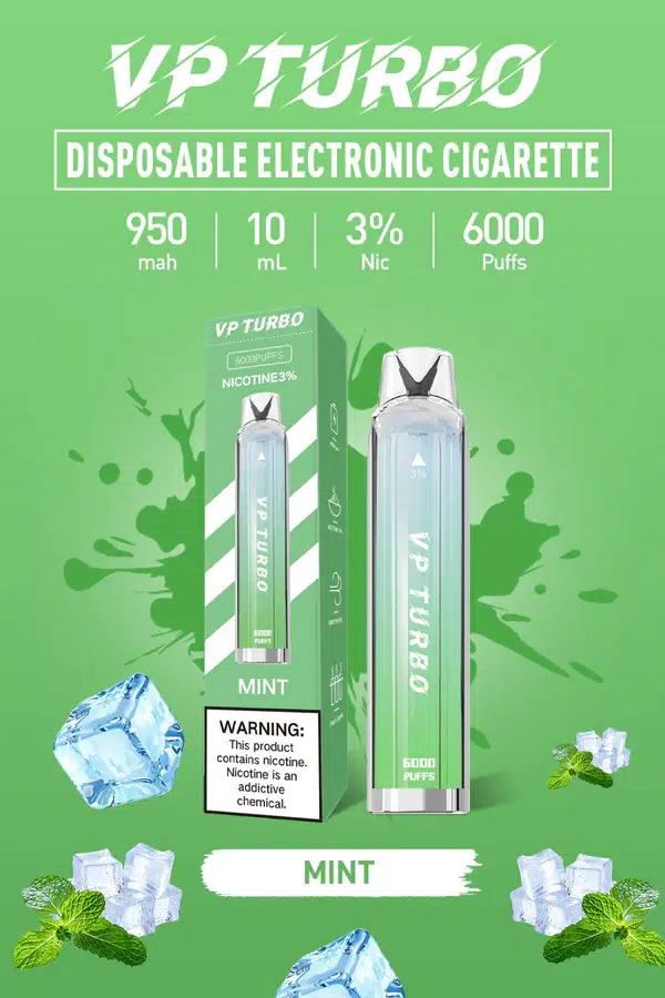 VP Turbo 6000 Puffs 拋棄式電子煙 一次性霧化桿