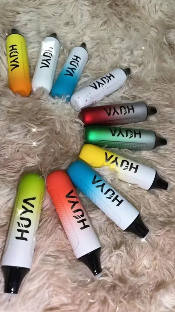 HUYA BAR PLUS 拋棄式電子煙  4500口大容量 一次性電子煙 虎牙奶茶杯 台灣電子煙批發 711到付