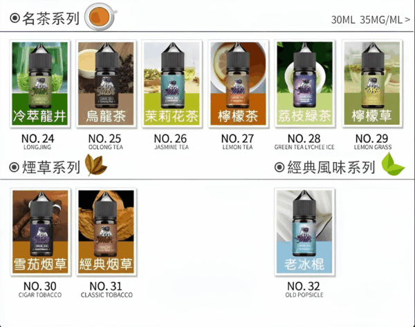 太空人煙油 SPACEMAN菸油 丁鹽小煙油 30ml/35mg 電子菸煙油 台灣電子菸批發